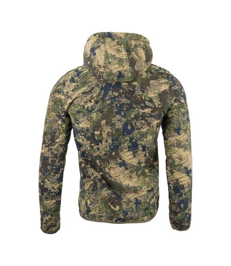 Sweat À Capuche Motif/style Camouflage Digital Homme Vert Marron Jack Pyke