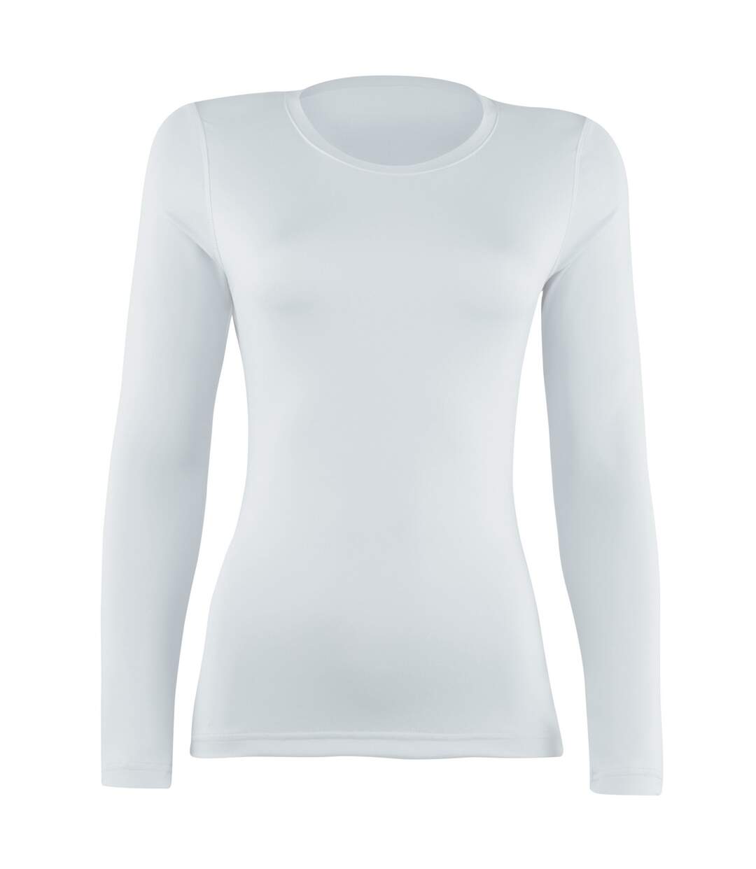 T-shirt base layer à manches longues femme blanc Rhino-1