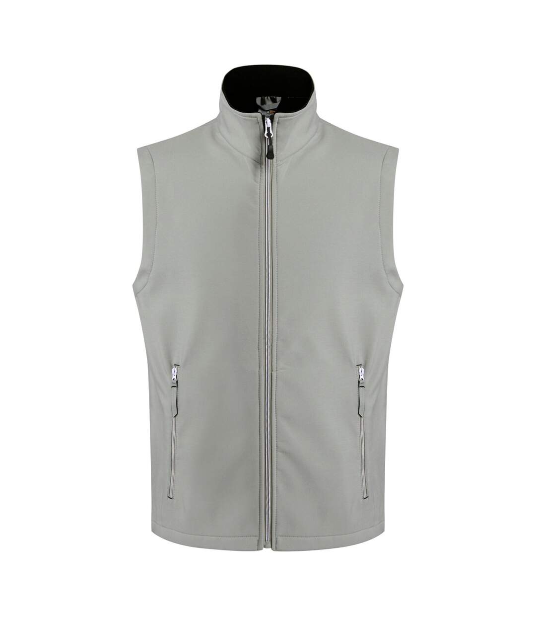 Mens Softshell 2 Layer Body Warmer Mineral Grey Black Regatta Professional-2