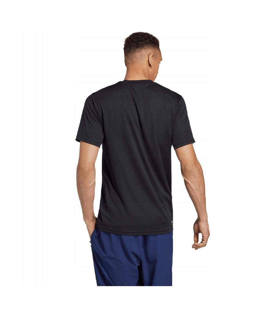 T-shirt Train Essentials Homme Noir Adidas-3