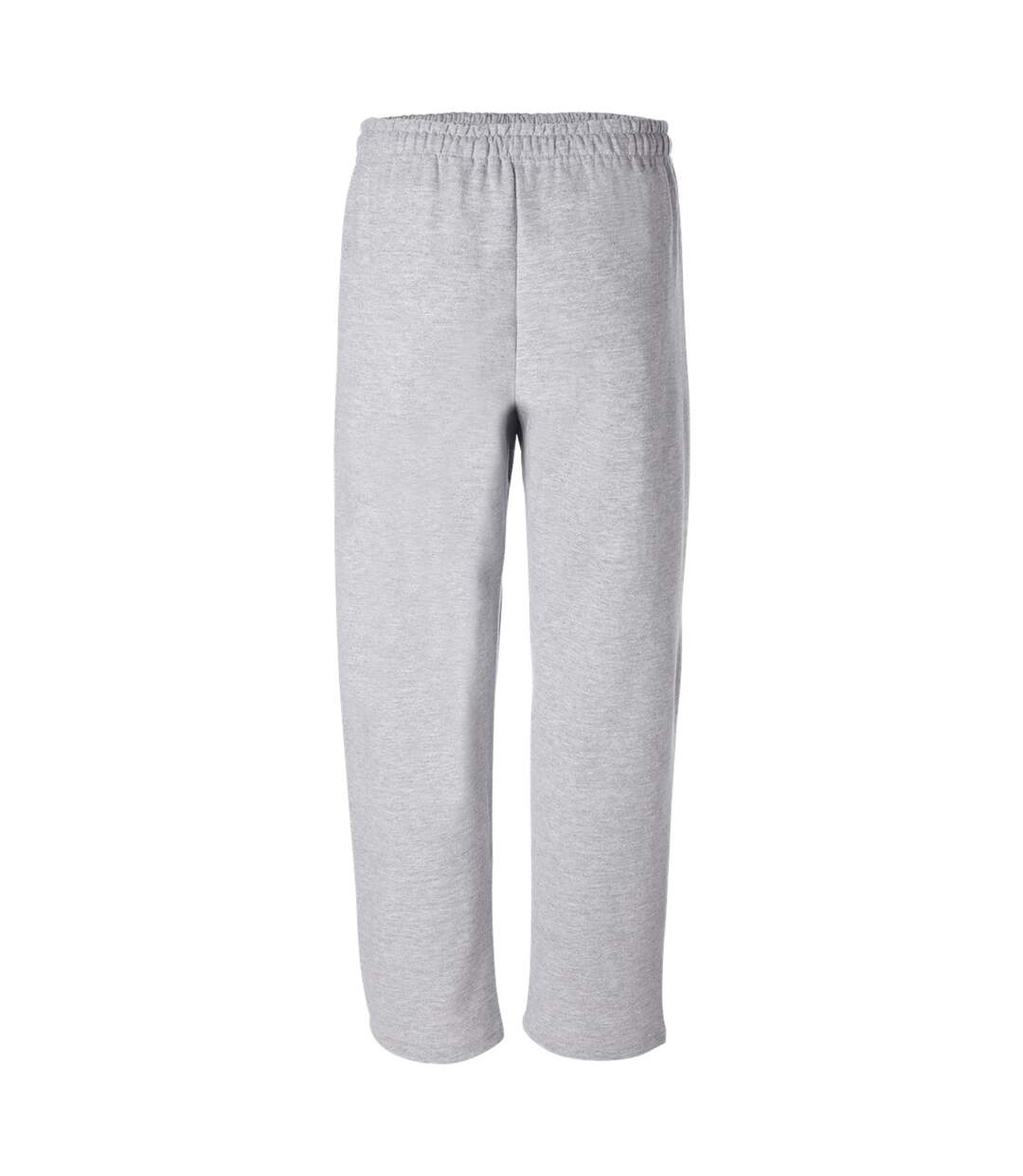 Mens Heavy Blend Open Bottom Sweatpant / Jogging Pants Sport Grey Gildan-2