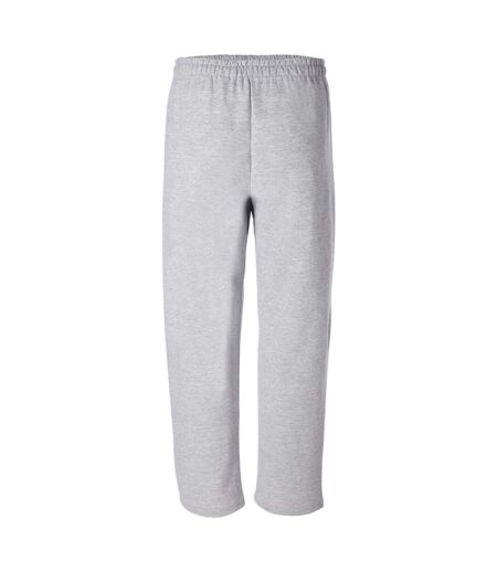 Mens Heavy Blend Open Bottom Sweatpant / Jogging Pants Sport Grey Gildan