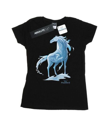 Disney Femme/Les femmes Frozen 2 Nokk L'esprit de l'eau - T-shirt en coton (Noir) - UTBI21803