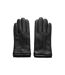 Mens classic leather gloves black French Connection-2