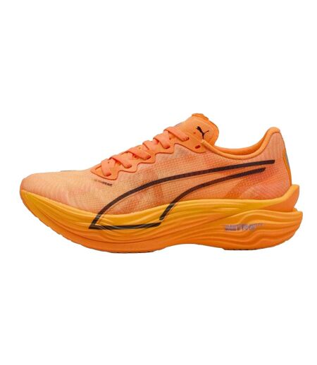 Womens/ladies Deviate Nitro Elite 3 Shoes Fluro Orange Puma