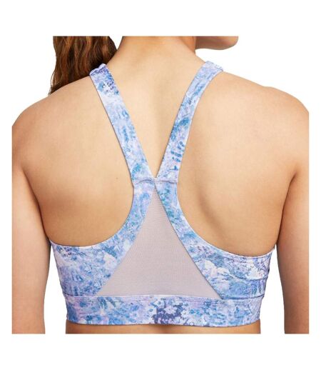 Brassière Bleu/Blanc Femme Nike Aop - L