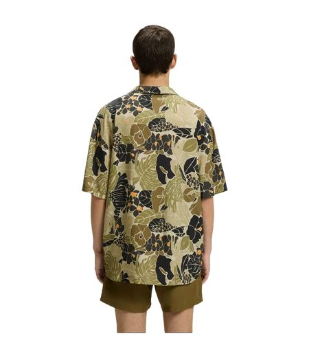 Chemise Plage Motif/style Imprimé Homme Vert Hugo