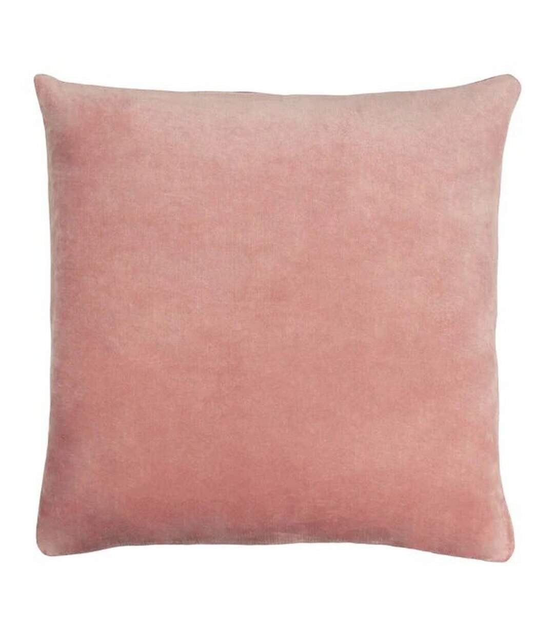 Solo velvet square cushion cover one size pink Furn-1