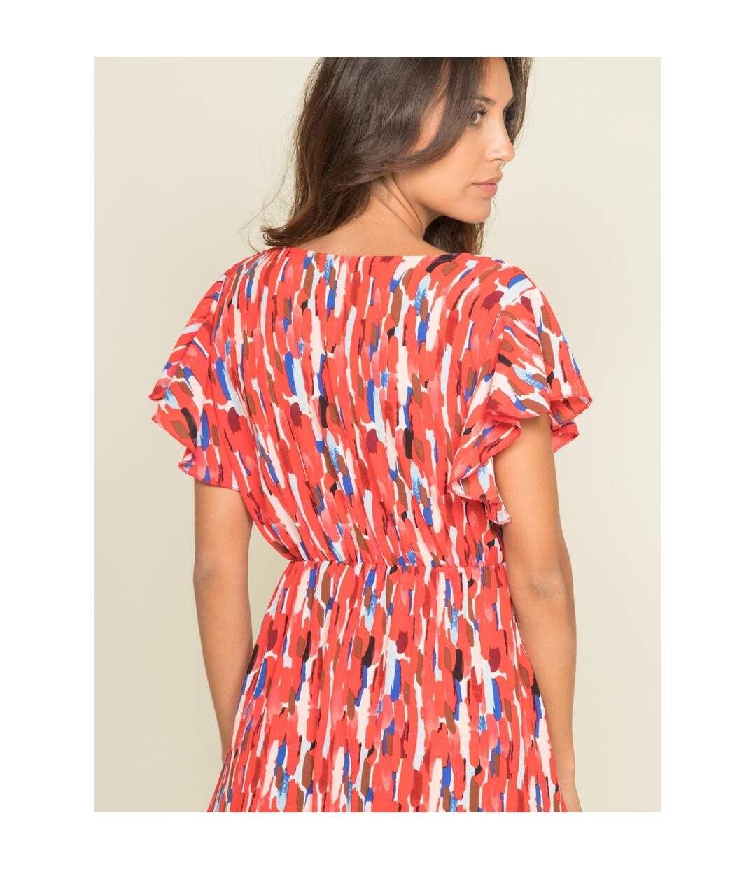 Robe courte motifs IRED - Dona X Lisa-3
