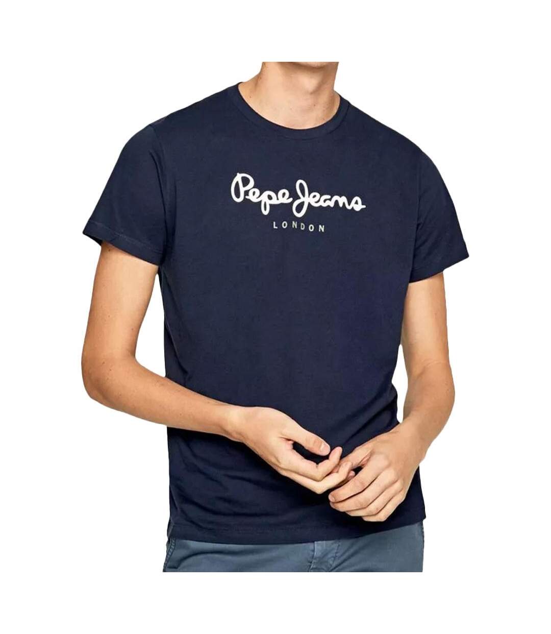 T-shirt Noir Homme Pepe jeans PM508208 - L-1