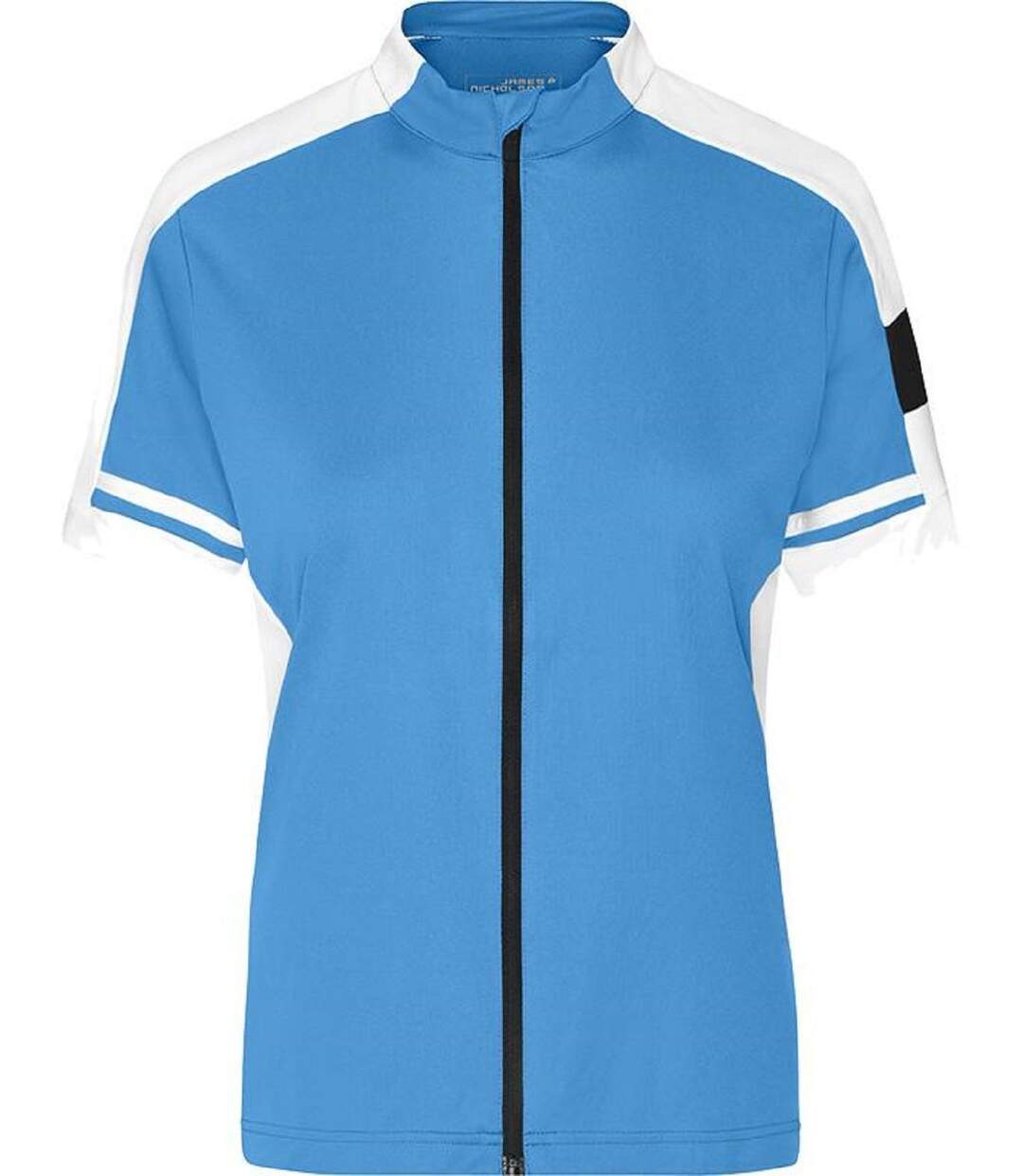 maillot cycliste zippé FEMME JN453 - bleu cobalt-2