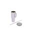 Sydney vacuum insulated 1200ml mug with straw one size purple Generic-3