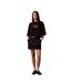 Womens/ladies Oversized Crop T-shirt Black Calvin Klein-1