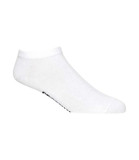 Pack of 5  Mens briskmix trainer socks  white/black/grey Crosshatch