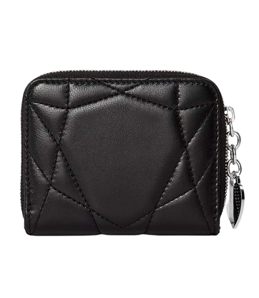 Womens/ladies Keyring Leather Coin Purse One Size Black Tiffany & Co-2
