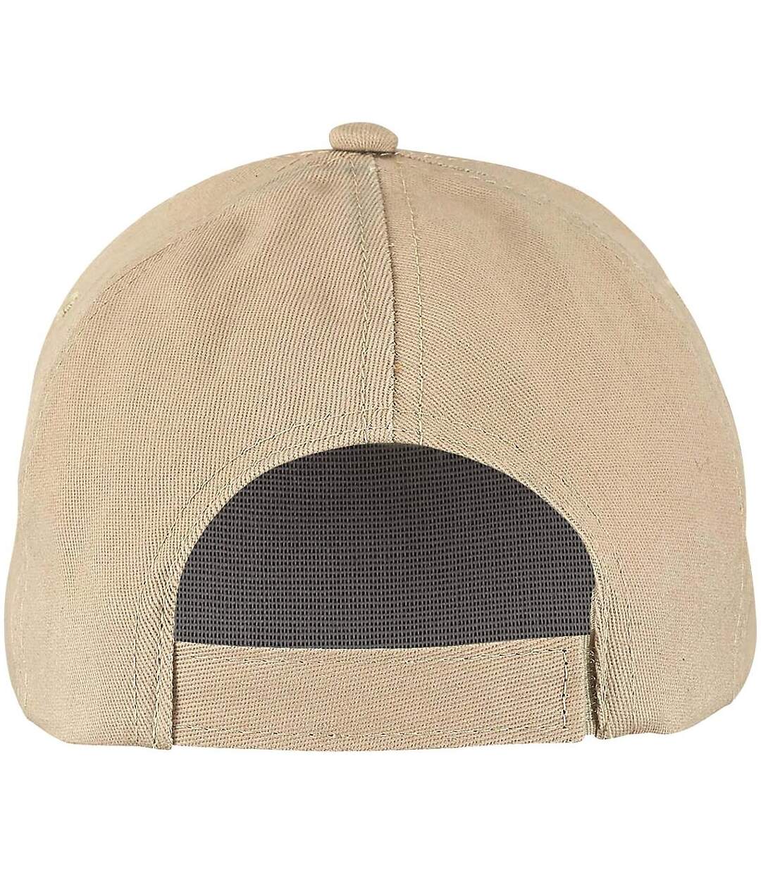 Casquette de baseball buzz unisexe marron clair SOLS-3