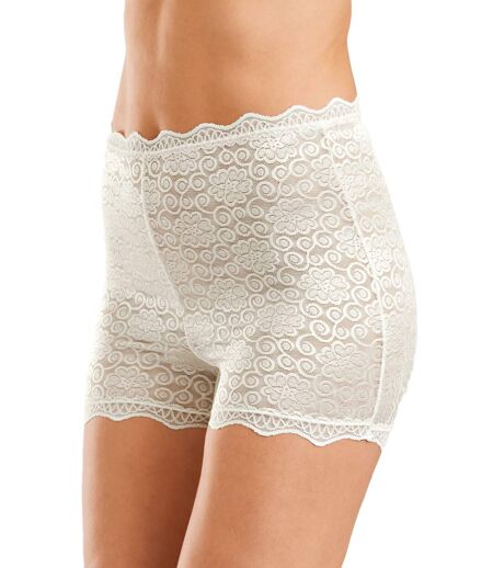 Culottes forme shorty en dentelle
