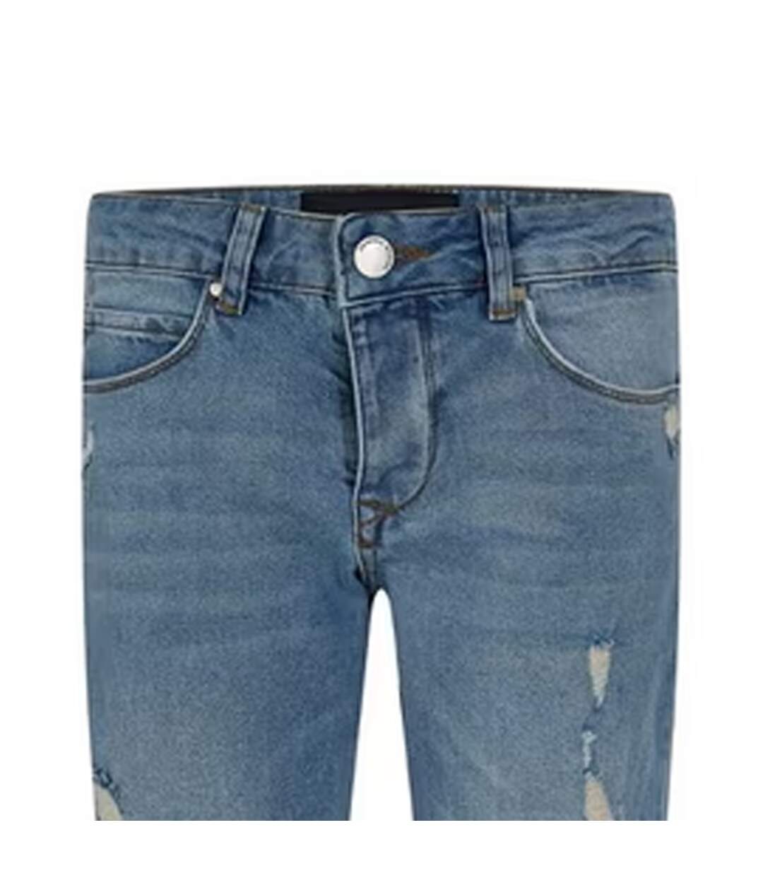 Womens/ladies Curtis Slim Jeans Blue Wash Criminal Damage-3