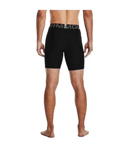 Mens Heatgear Fitted Compression Shorts Black Under Armour