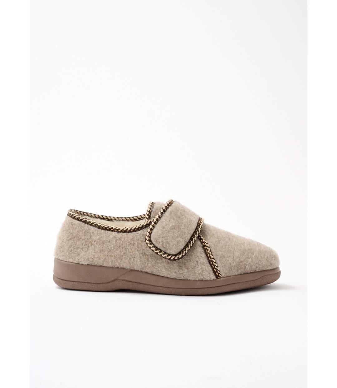 Chaussons scratchés largeur confort fourrés-2