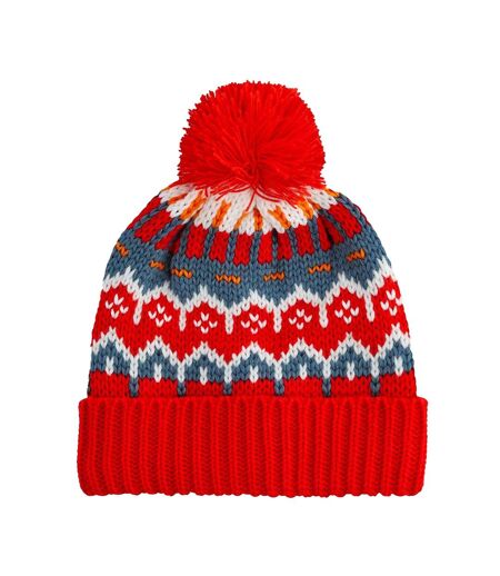 Unisex Adult Retro Skiing Beanie Alpine Racer Beechfield