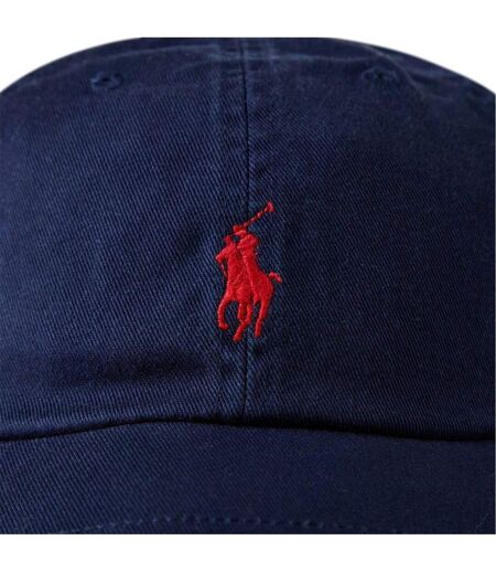 Casquette De Baseball Polo Bleu Marine Rouge Ralph Lauren