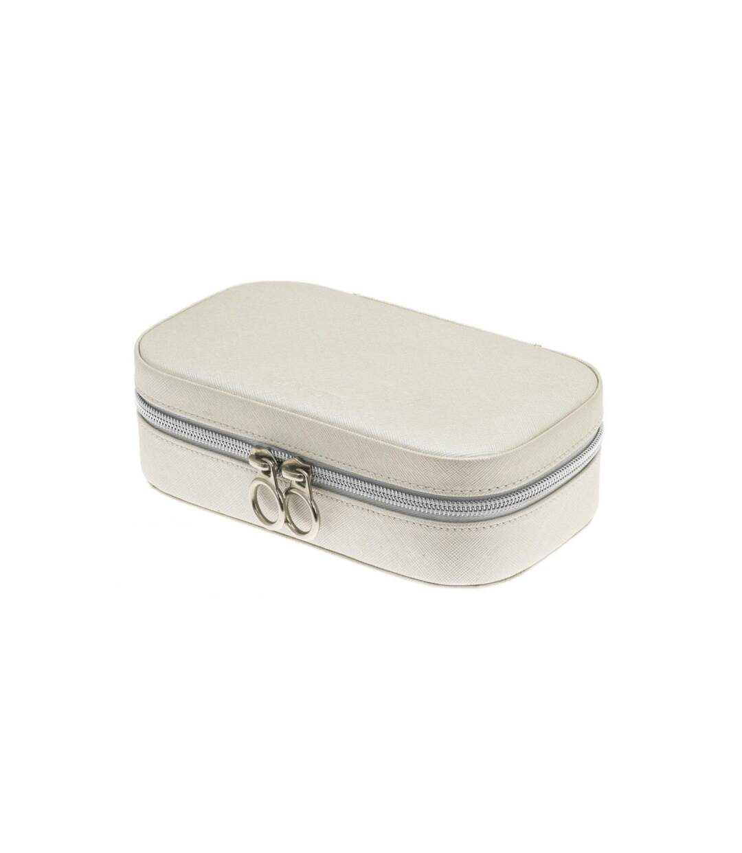 Davidts - Coffret à bijoux rectangle Zip'n go - beige - 7611-1