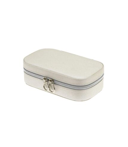 Davidts - Coffret à bijoux rectangle Zip'n go - beige - 7611