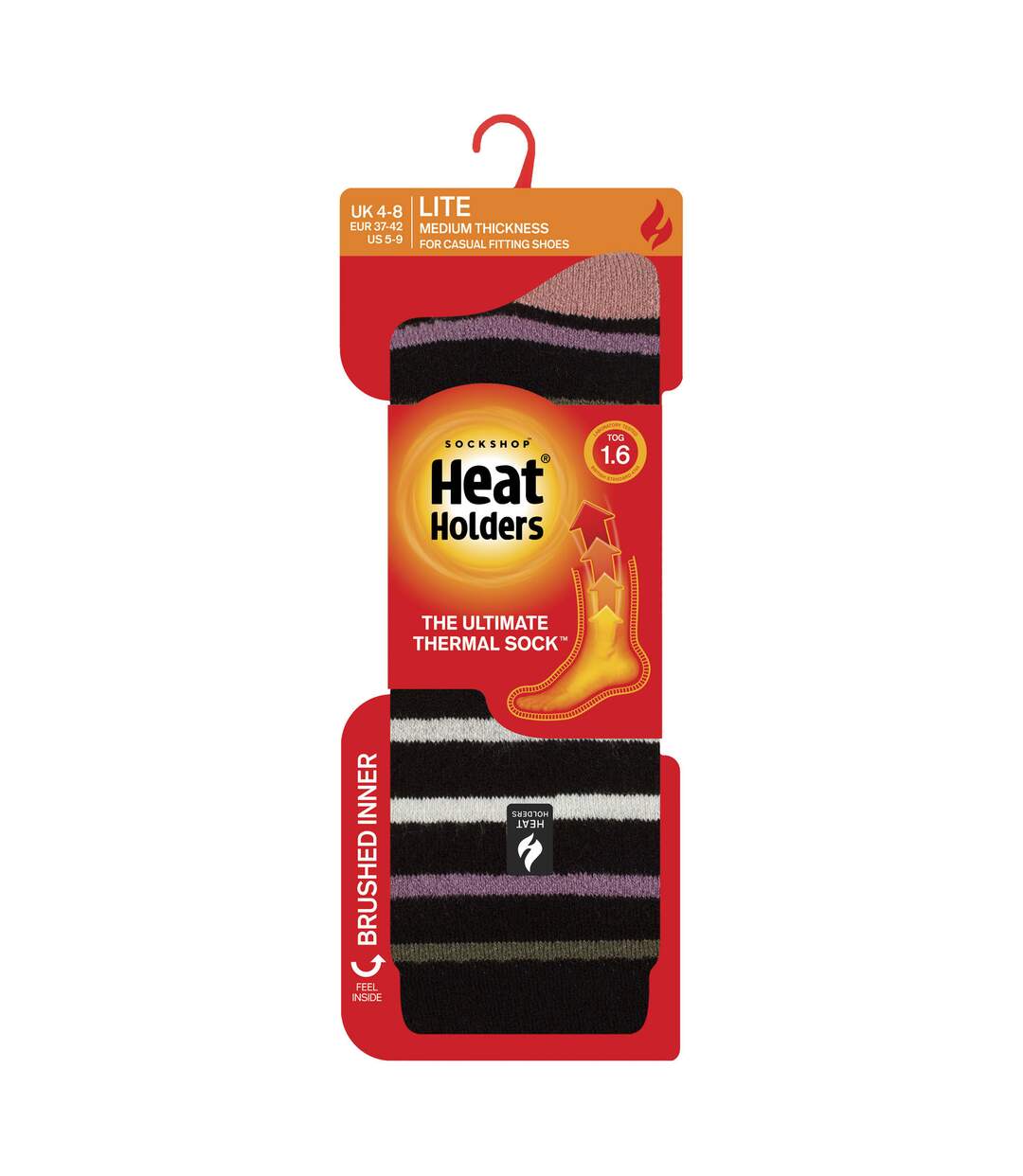 Ladies Thermal Lite Patterned Socks for Winter-2