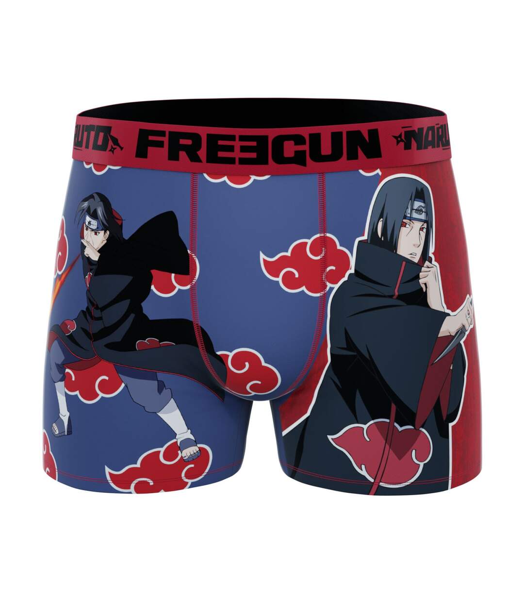 Lot de 4 boxers homme Naruto Shippuden Freegun