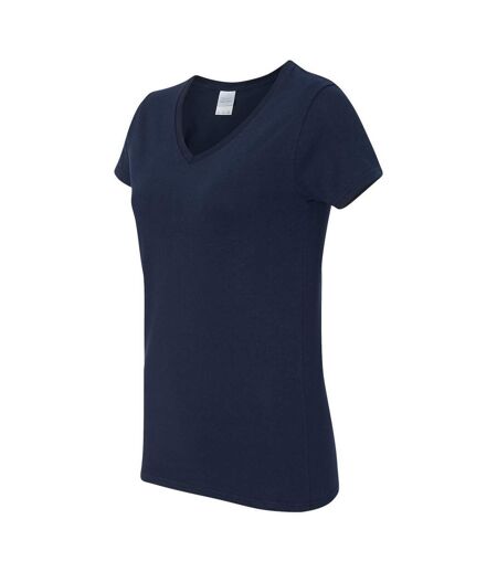 T-shirt Femme Bleu Marine Gildan