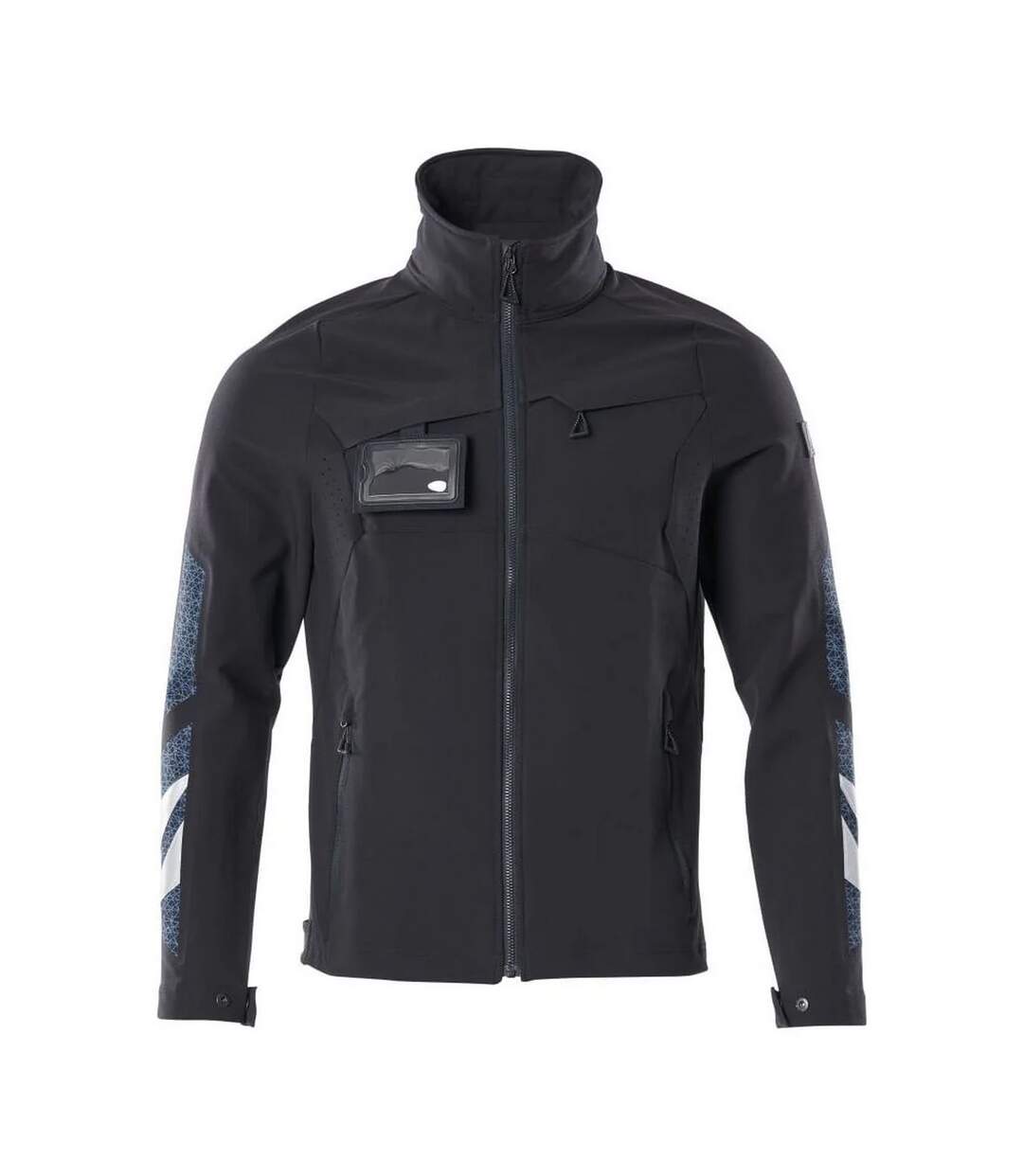 Mens Accelerate Soft Shell Jacket Dark Navy Mascot-1