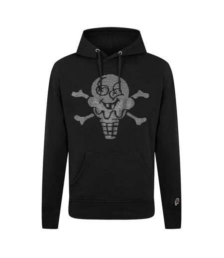 Sweat Motif/style Tête De Mort Adulte Noir ICECREAM