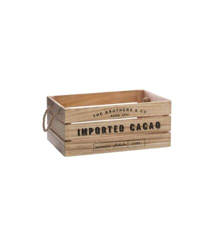 Lot de 3 Cagettes en Bois Brothers 35cm Naturel