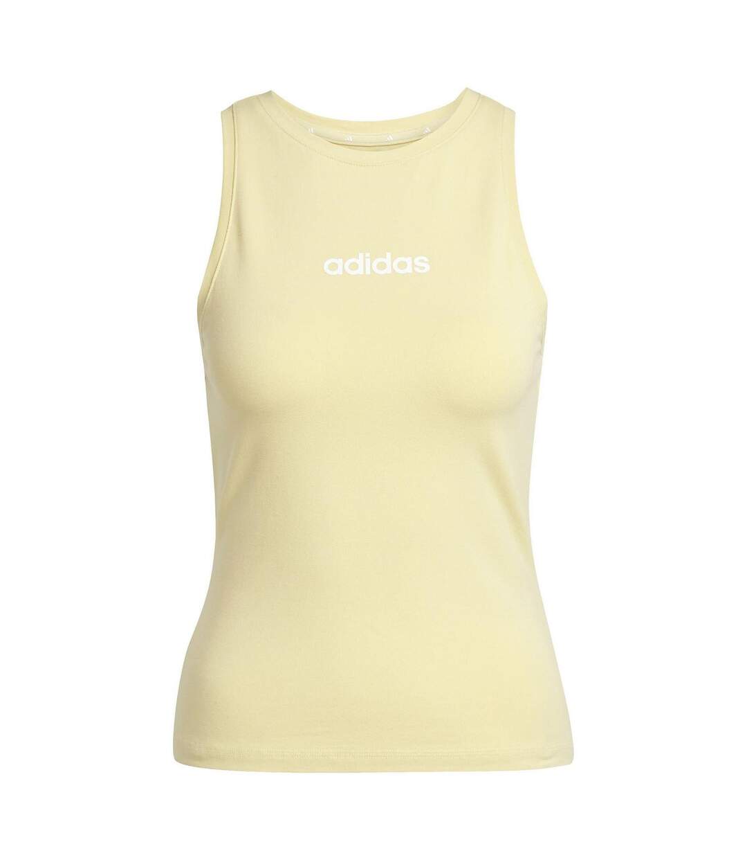 Débardeur Motif/style Linéaire Femme Jaune Pâle Adidas-1
