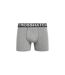 Crosshatch Mens Astral Boxer Shorts (Pack of 5) (Charcoal Marl)