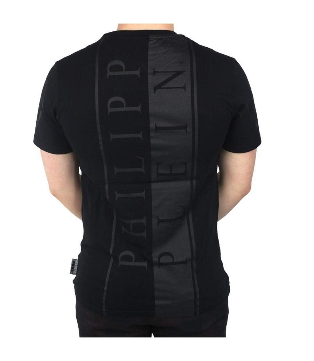 T-shirt Theo Homme Noir Philipp Plein-2