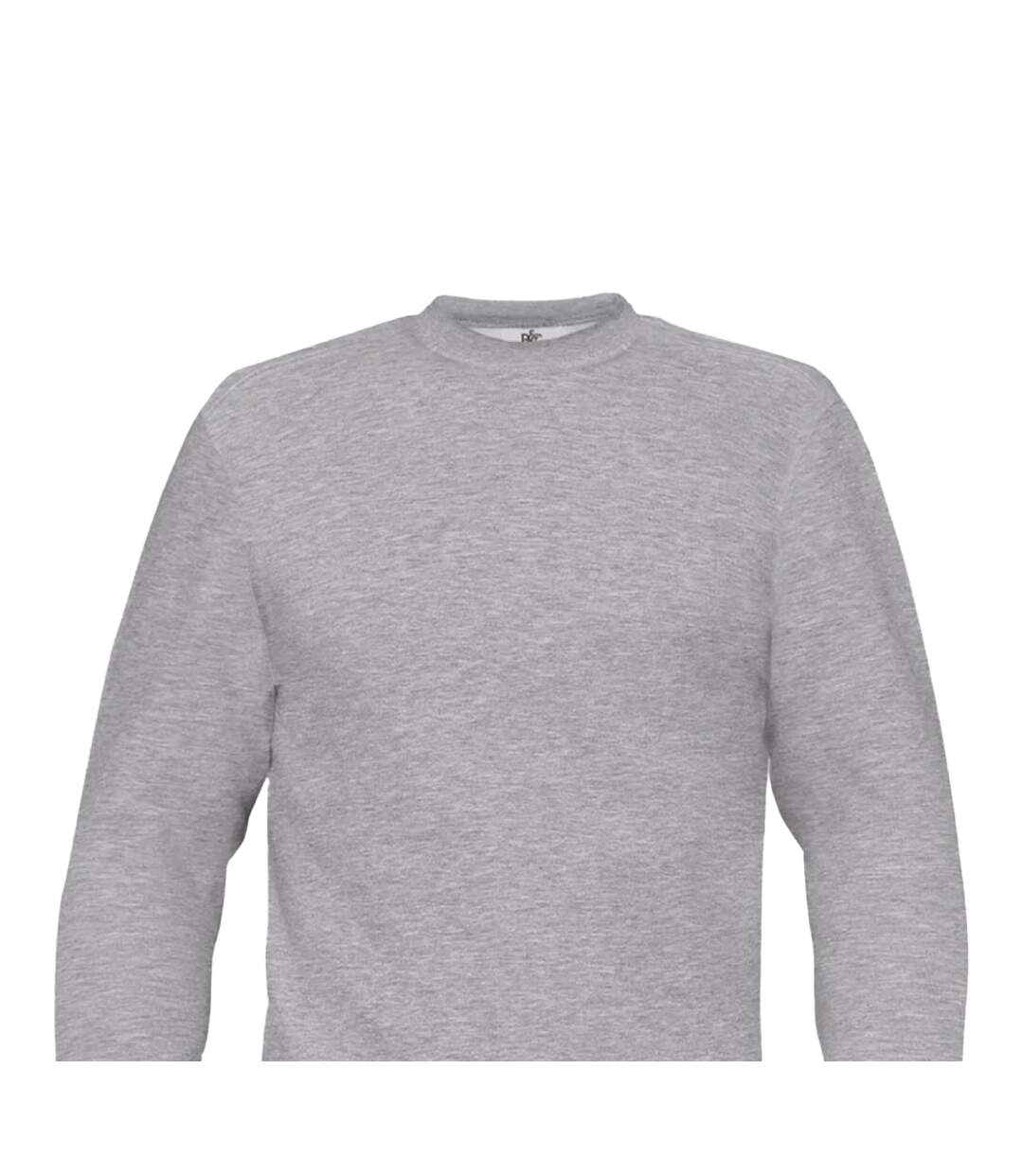 Sweat Adulte Gris Chiné B&C-2