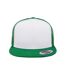Casquette Trucker Classic Blanc Vert Kelly Yupoong-4