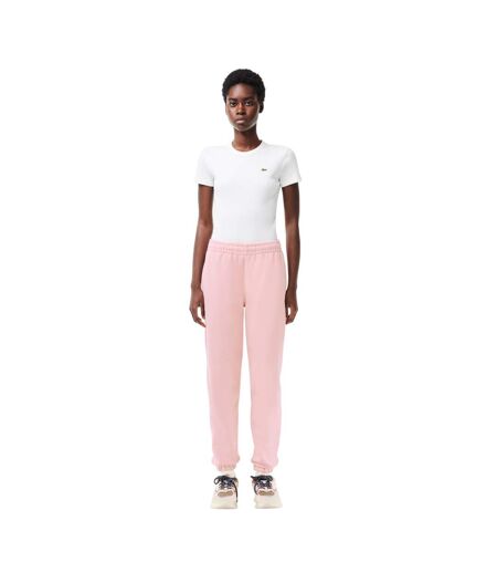 Womens/ladies Plain Joggers Pink Lacoste