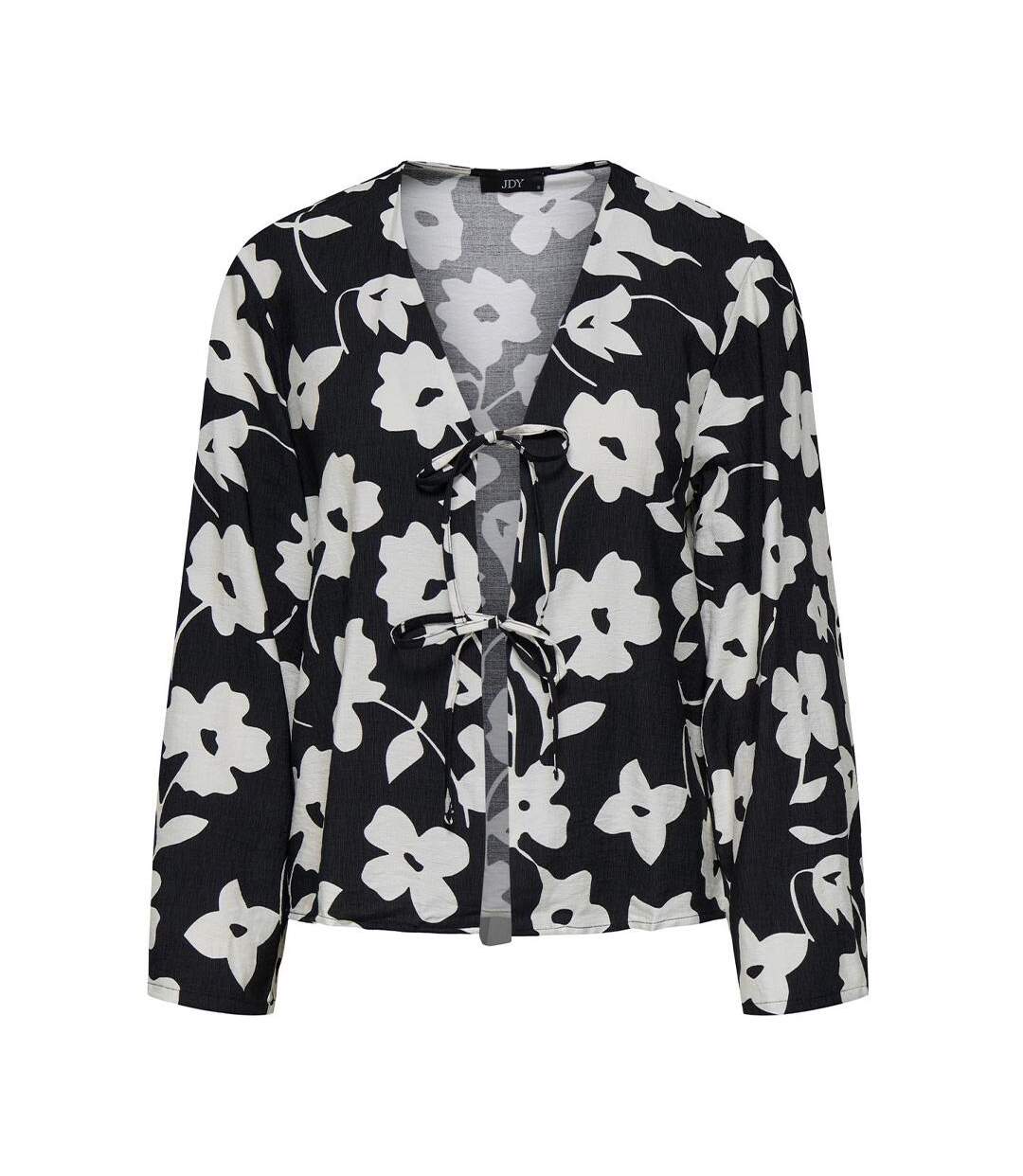 Blouse noire/blanche femme jdy silas-3