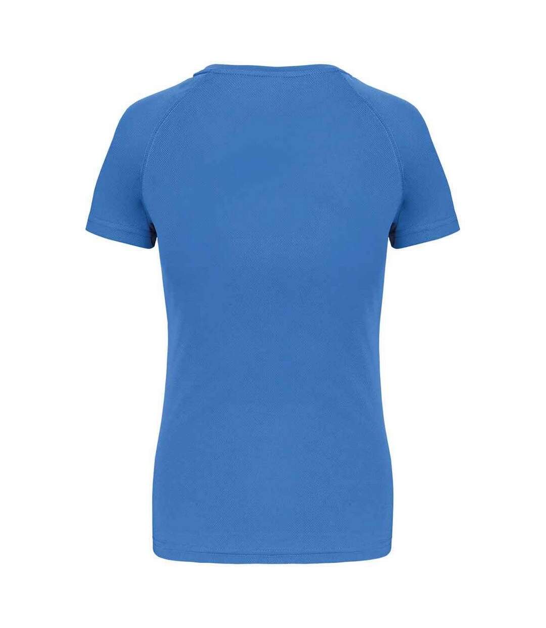 Womens/ladies Performance T-shirt Aqua Proact-2