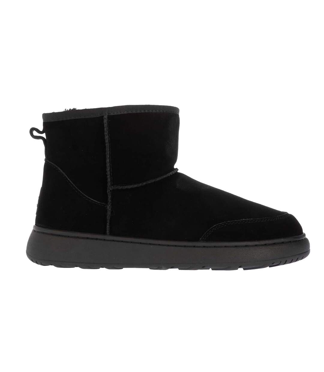 Womens/ladies Rosella Leather Outdoor Boots Black EverAu-2