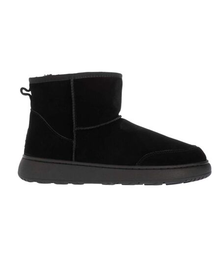 Womens/ladies Rosella Leather Outdoor Boots Black EverAu