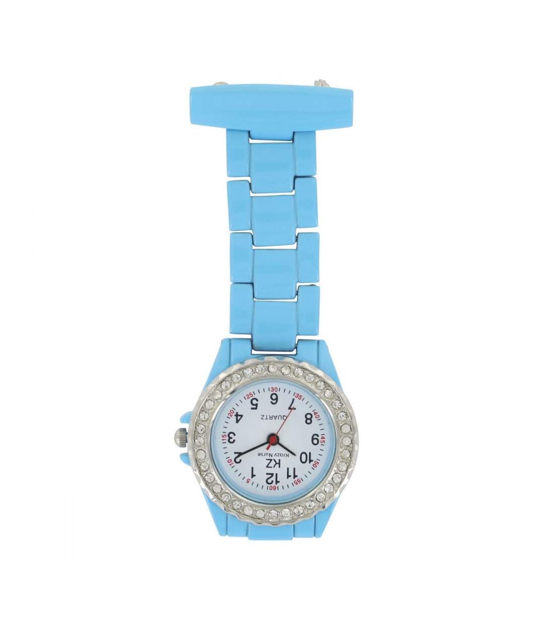 Montre Infirmière en Métal Bleu KRAZY