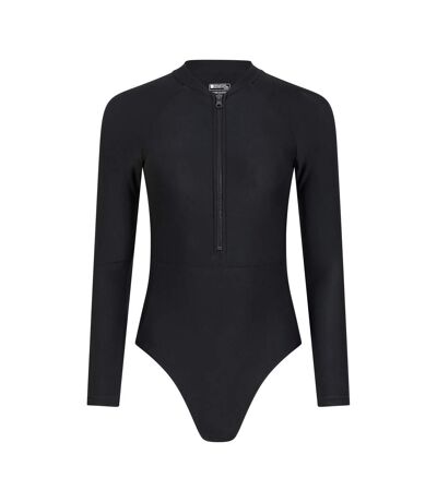 Maillot de bain 1 pièce surfer femme noir vif Mountain Warehouse