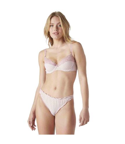 Soutien-gorge ampliforme coques moulées poudre Vichy Chic