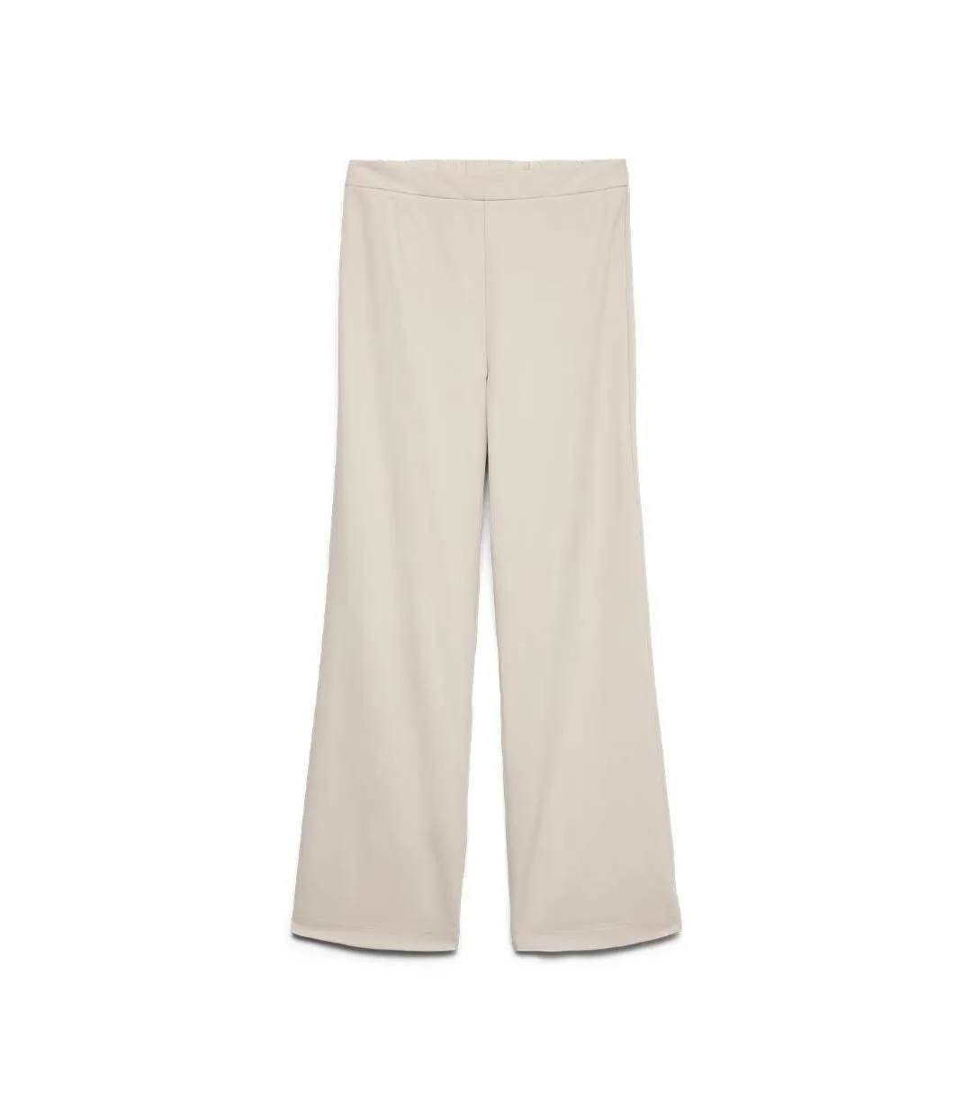 Pantalon fluide beige femme vero moda lena-1