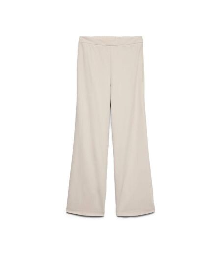 Pantalon fluide beige femme vero moda lena