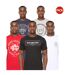 Pack Of 5  Mens Belvadier Crew Neck T-shirt  Multicoloured Duck And Cover-1